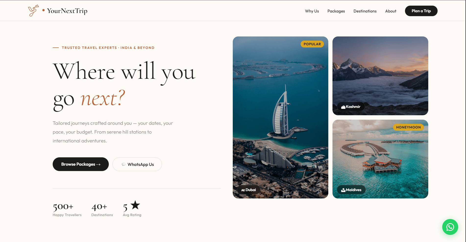 Your Next Trip Desk
